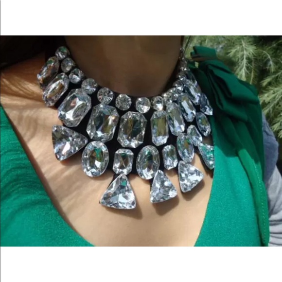 Fashion statement rhinestone crystal black ribbon - Picture 3 of 7